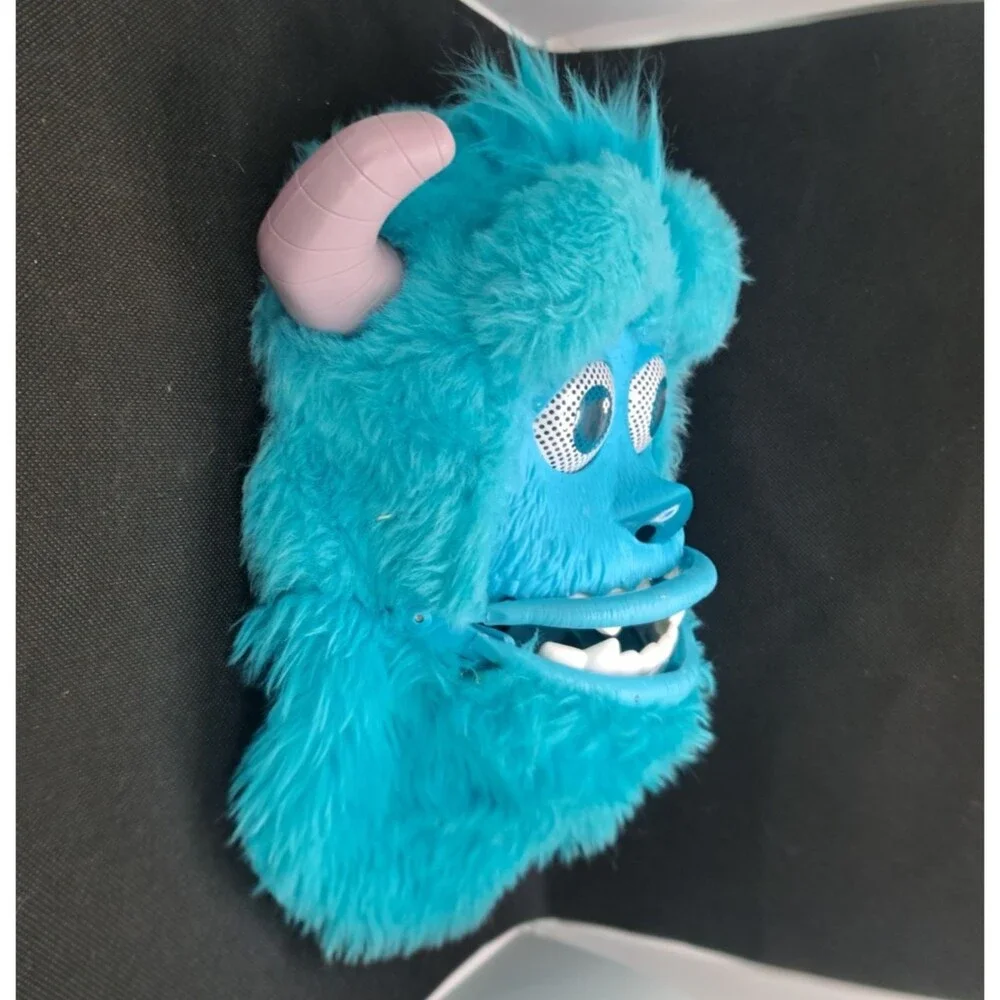 Monsters University Inc Blue Plush Fur Sulley Sully Mask Toy Disney Spin Master - Picture 4 of 4